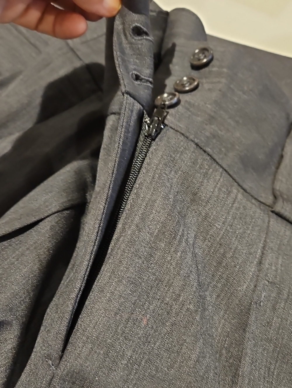 Wool Blend All Business Menswear Style Wide Leg Pant 0117 - Picture 9 of 12